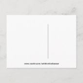 Eléphant mignon Faire-part de naissance C'est un g (Dos)