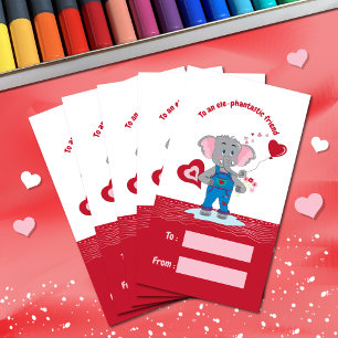 Eléphant mignon   Hearts Classroom Saint-Valentin