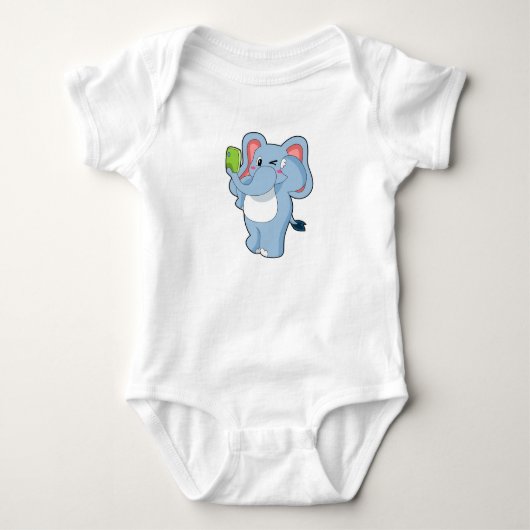 Elephant Mobile Romper (Voorkant)