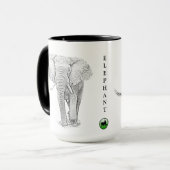 Elephant Mok - Africa Series (Voorkant links)