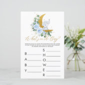 Elephant Moon Blue Floral Wat zit er in het spel? (Staand voorkant)