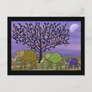 Elephant Moon Briefkaart