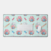 Éléphant motif de rentrée scolaire (Clavier et souris)