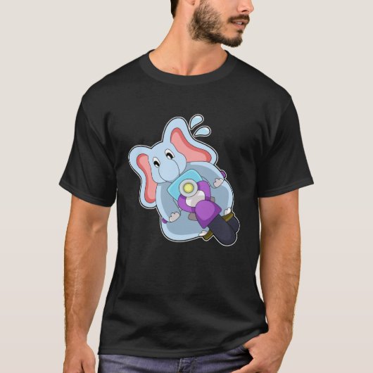 Elephant Motorcycle T-shirt (Voorkant)