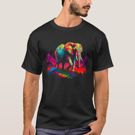 Elephant Mountain Art T-shirt (Voorkant)