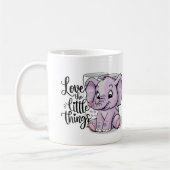 elephant mugs purple cute (Gauche)