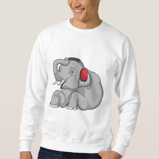 Elephant Music-hoofdtelefoon Trui (Voorkant)
