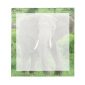 Elephant Near Ndutu Notitieblok (Voorkant)