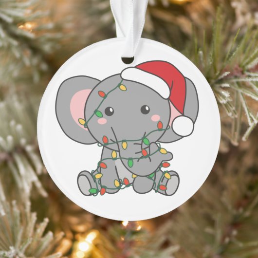Eléphant Noël Animaux d'hiver Eléphants Eléphants (Arbre)