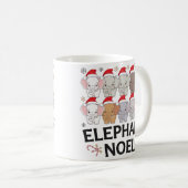 Elephant Noel Mug : Festive Holiday Cheer (Devant droit)