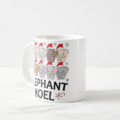 Elephant Noel Mug : Festive Holiday Cheer (Devant gauche)