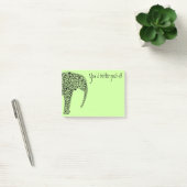 Éléphant noir - notes de post-it (Bureau)