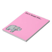 Elephant Note Pad Notitieblok (Gedraaid)