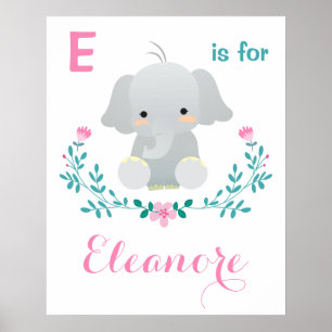 Elephant nursery art print   Gebruikersnaam babyme