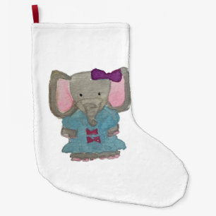Elephant Oerwoud Friends Baby Animal Water Kleur Grote Kerstsok