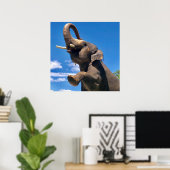 Elephant, Oerwoud, Safari, Natuur Wall Poster (Thuiskantoor)