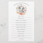 Elephant-Oerwoud voor baby-meisjes (Voorkant)