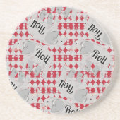 "Elephant on a Roll" Keramisch Onderzetter (Voorkant)