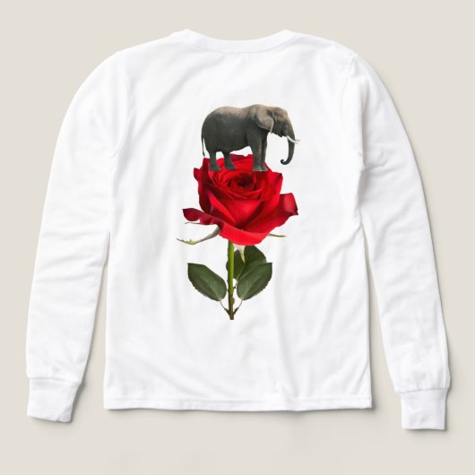 Elephant on Rose Kids (Motif verso)