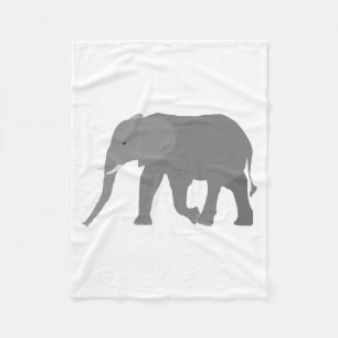Elephant-ontwerp Fleece Deken