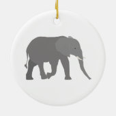 Elephant-ontwerp Keramisch Ornament (Achterkant)