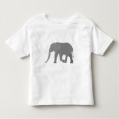 Elephant-ontwerp Kinder Shirts (Voorkant)