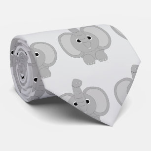 Elephant-ontwerp Stropdas