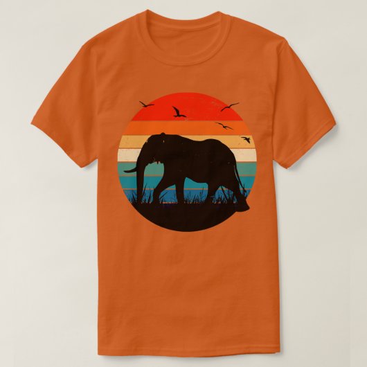 Elephant-ontwerp T-shirt (Design voorkant)