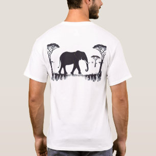 Elephant-ontwerp T-shirt