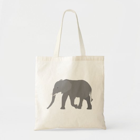 Elephant-ontwerp Tote Bag (Voorkant)