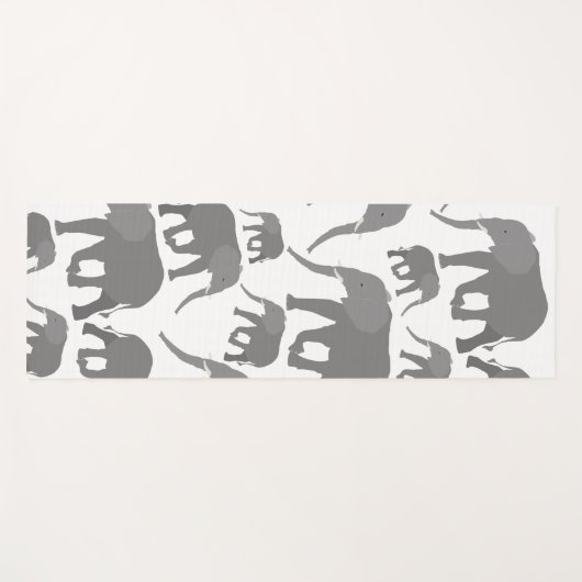 Elephant-ontwerp Yogamat (Voorkant (horizontaal))