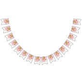 Eléphant or/rose baby shower, bannière Swallowtail (Tout)