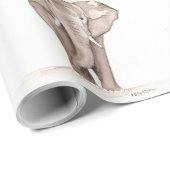 elephant ornament cadeaupapier (Rol Hoek)