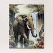 Elephant Painting Jigzaag Puzzle Legpuzzel (Verticaal)
