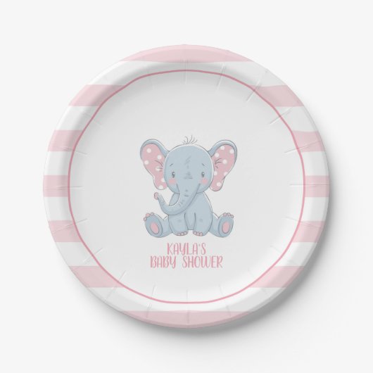 Elephant Paper Bord - Girl - Custom (Voorkant)