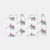 Elephant Partding - Dieren met een partij Bedankdoosjes (Uitgevouwen)