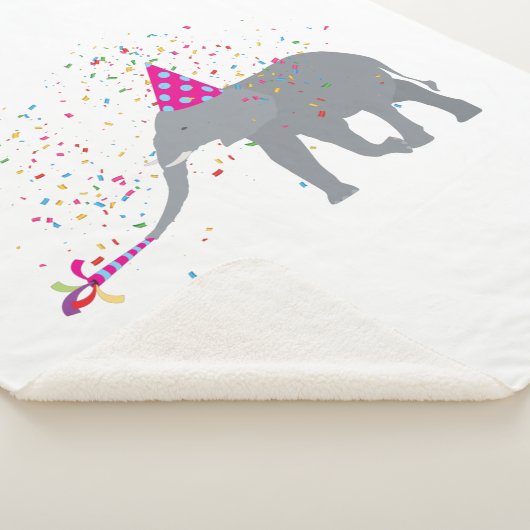 Elephant Partding - Dieren met een partij Sherpa Deken (3/4)