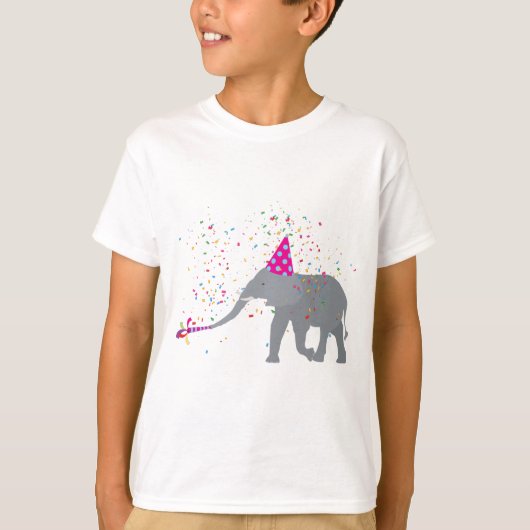 Elephant Partding - Dieren met een partij T-shirt (Voorkant)