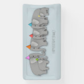 Elephant Party Banner (Verticaal)