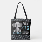 Elephant Patience Draagtas (Achterkant)