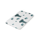 Elephant Pattern Badmat (Gekanteld)