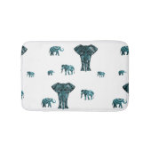 Elephant Pattern Badmat (Voorkant)