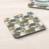 Elephant Pattern Bier Onderzetter (Linkerzijde)