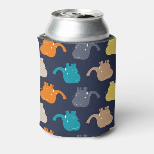 Elephant Pattern Blikjeskoeler (Blikje Achterkant)