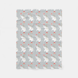 Elephant Pattern Fleece Blanket Deken