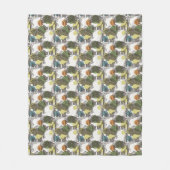 Elephant Pattern Fleece Deken (Voorkant)
