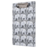 Elephant Pattern Klembord - Grijs (Links)