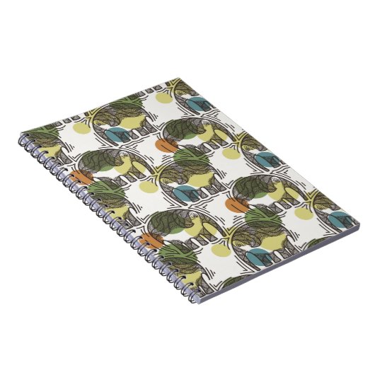 Elephant Pattern Notitieboek (Rechterzijde)