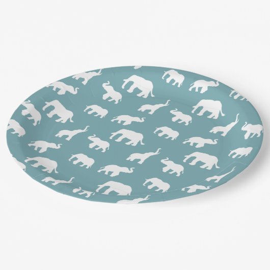 Elephant Pattern Paper Bord - (Gekanteld)