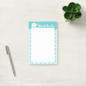 Elephant Pattern Post-it® Notes (Kantoor)